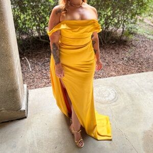 Amelie Off the Shoulder Gown - Moda Glam